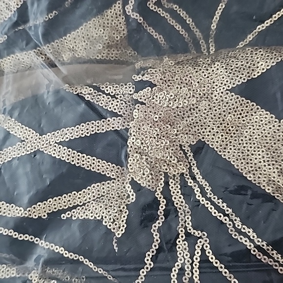 Multicolor Floral All Over Print, Cami, Sequined Formal Maxi Gown - Picture 13 of 16